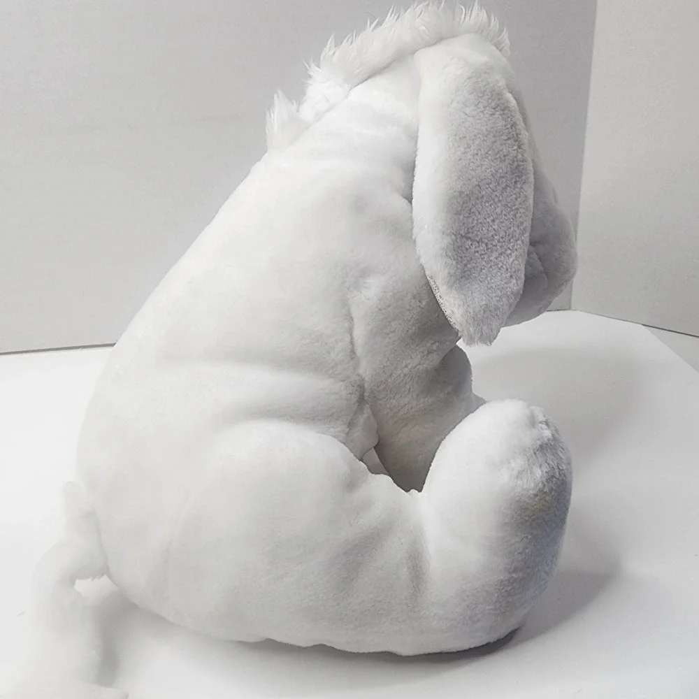 Disney Store Snowflake Pals Eeyore Plush White Silver Winter Vtg Holiday 12